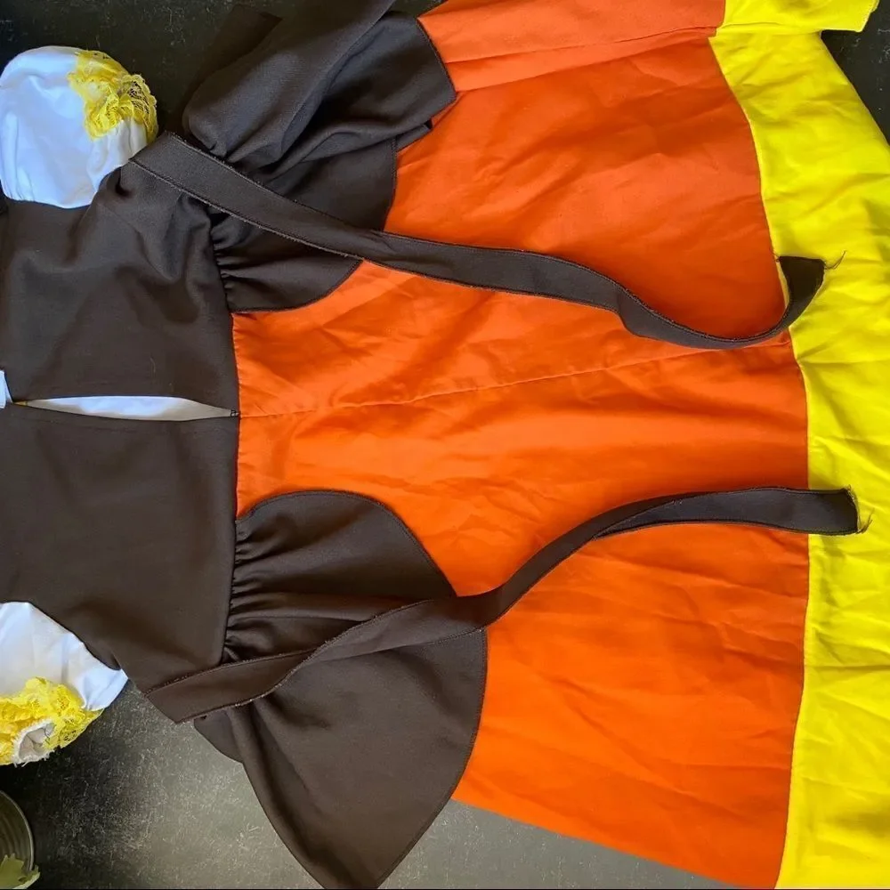 Candy Corn Baby Girl Costume Sz Toddler 3-4 yrs